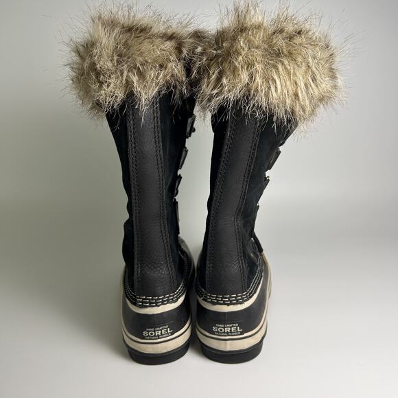 Sorel Joan of Arctic Fur Boots Women's 8 Waterproof Suede Winter Snow Aspen - Picture 5 of 11